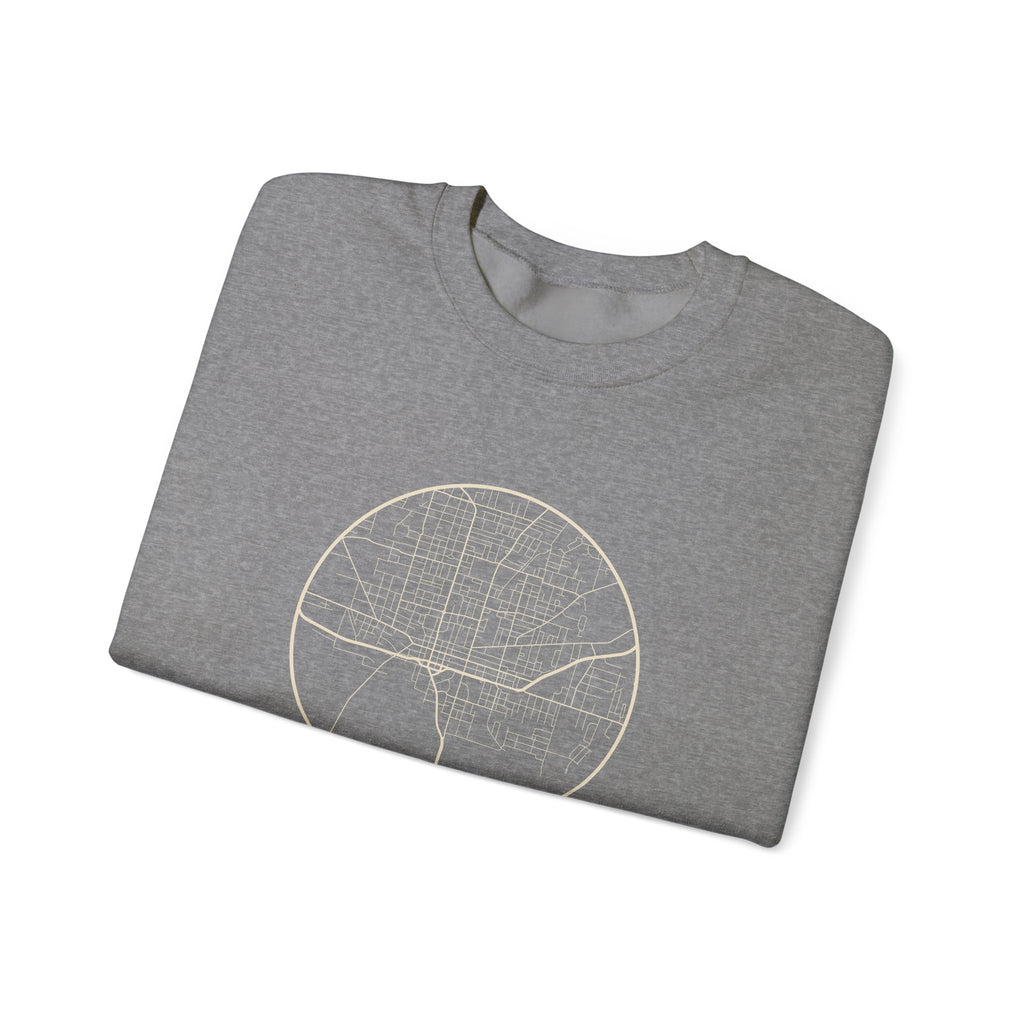 Jackson Street Map Crewneck Sweatshirt