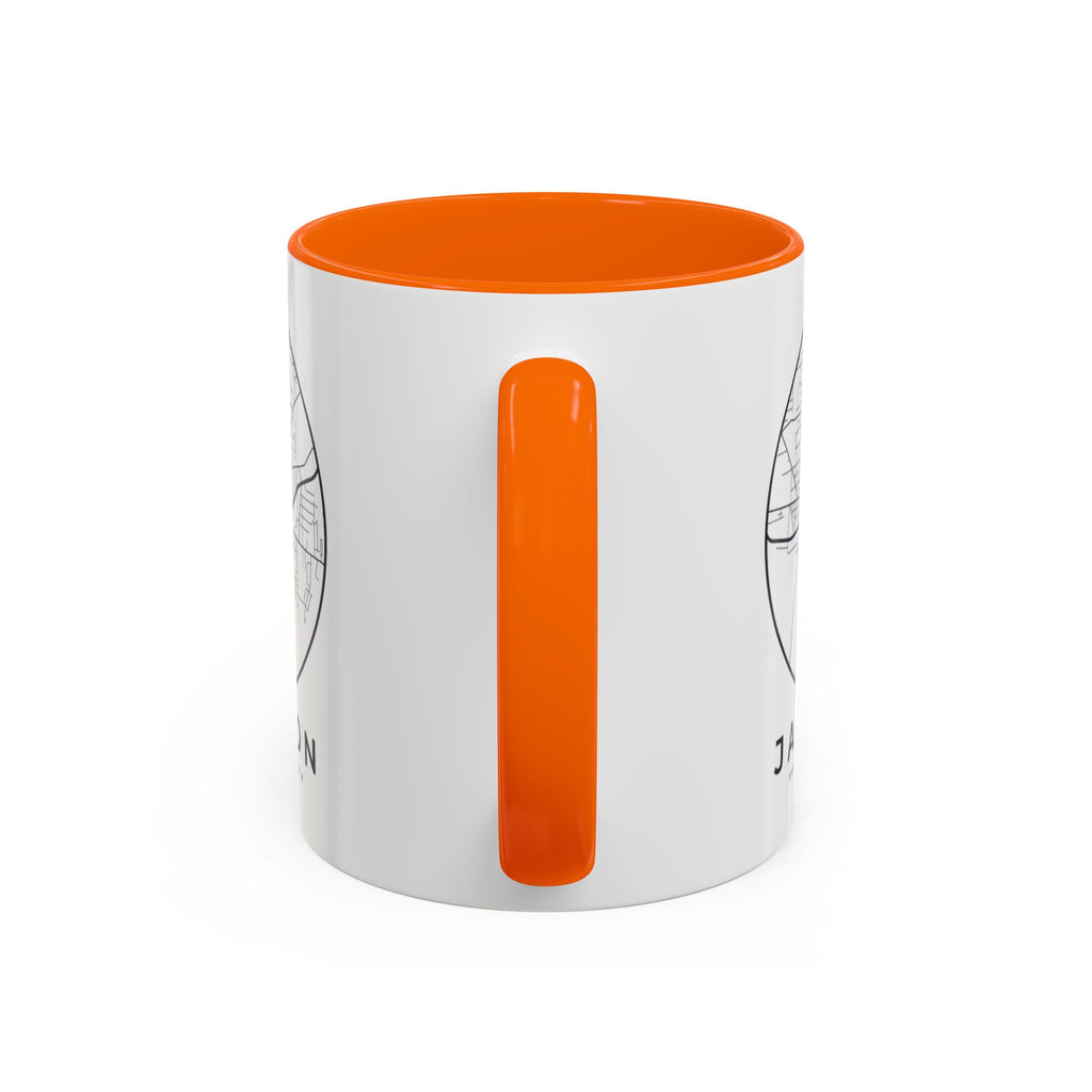 Jackson Street Map Accent Mug