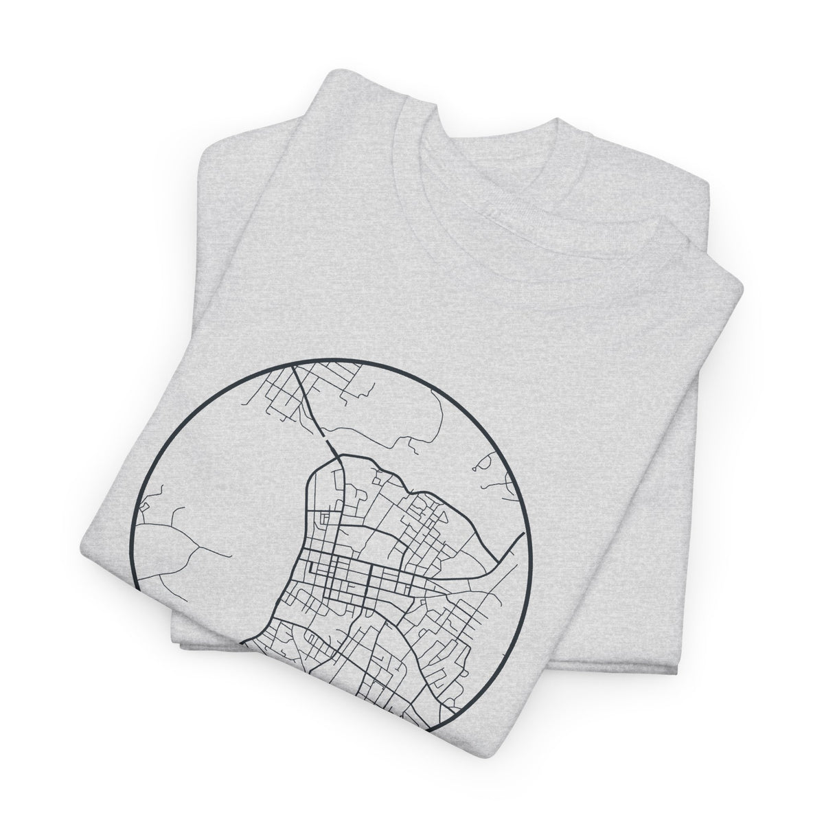 Clarksville Street Map T-Shirt