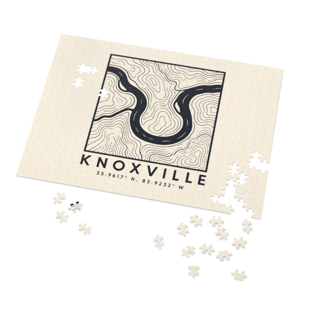 Knoxville Topo Map Puzzle
