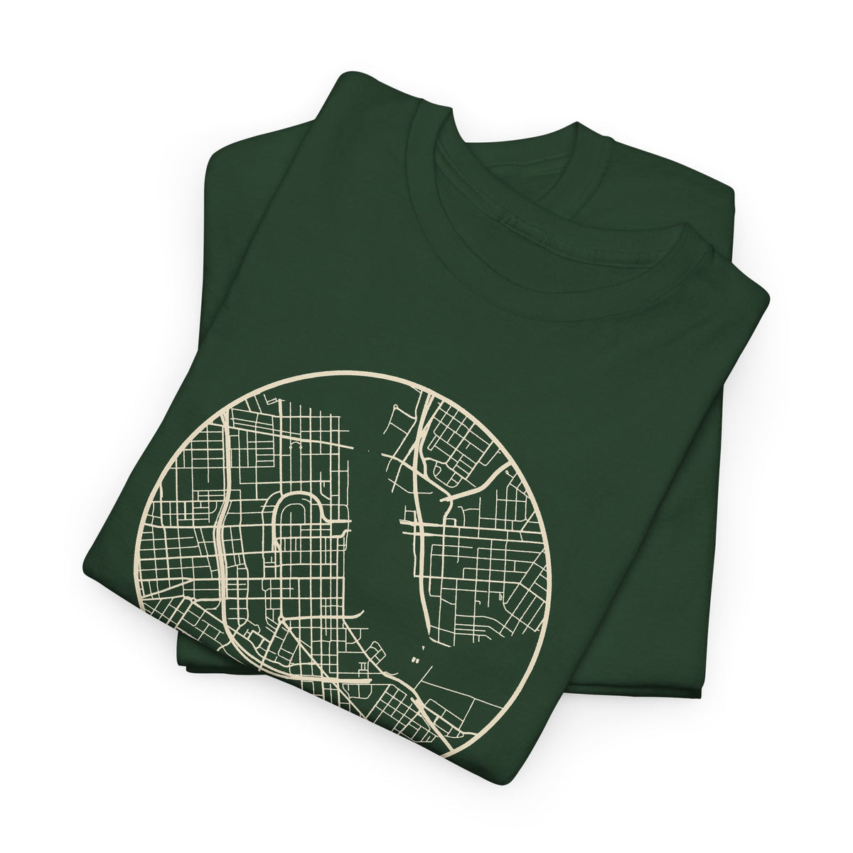 Nashville Street Map T-Shirt