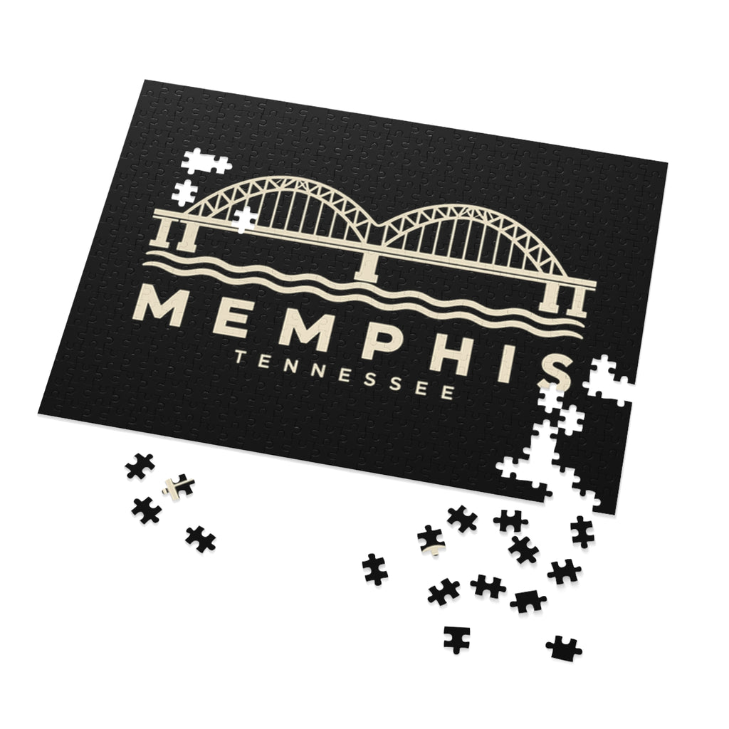 Memphis Hernando de Soto Bridge Puzzle (Black)