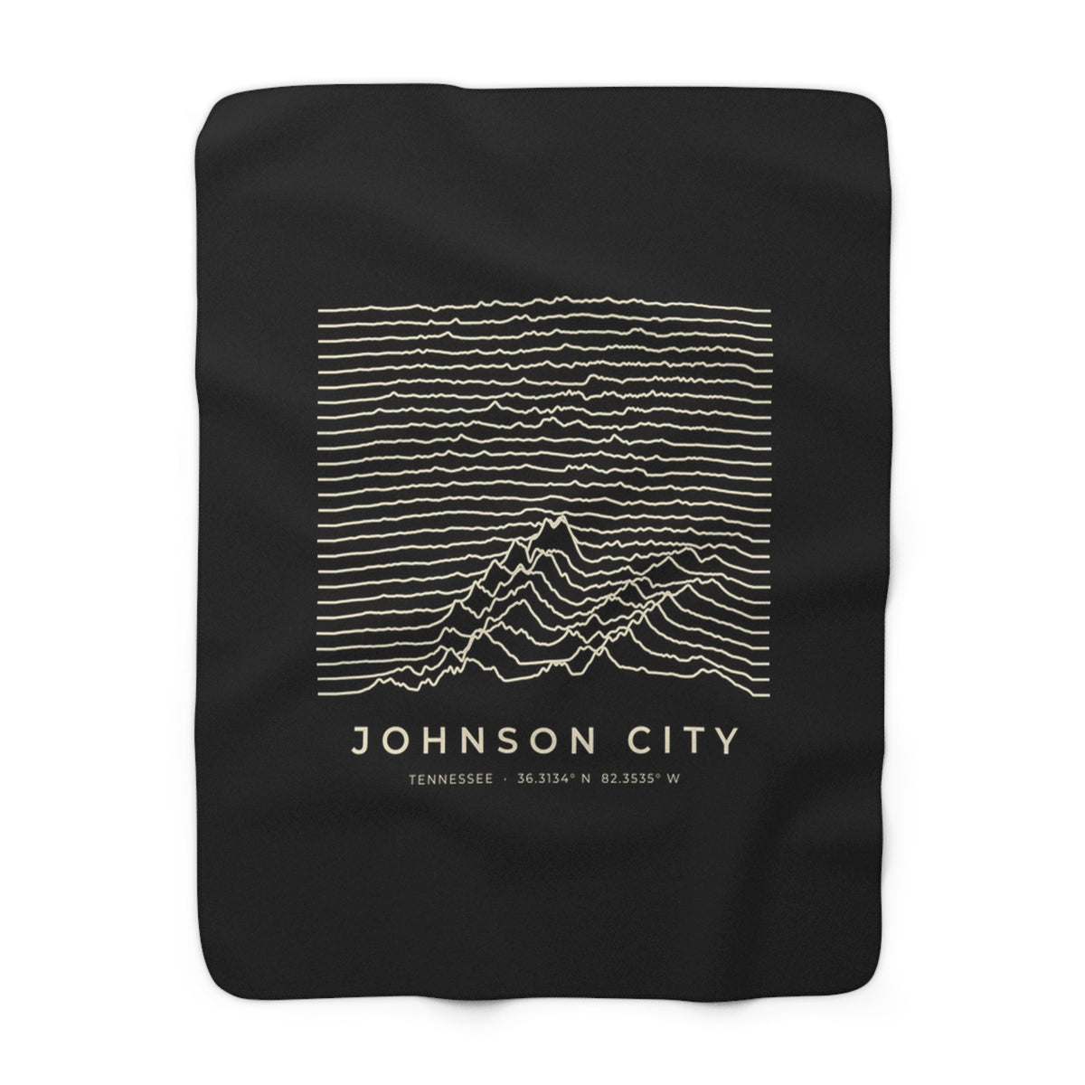 Johnson City Ridgeline Sherpa Blanket (Black)