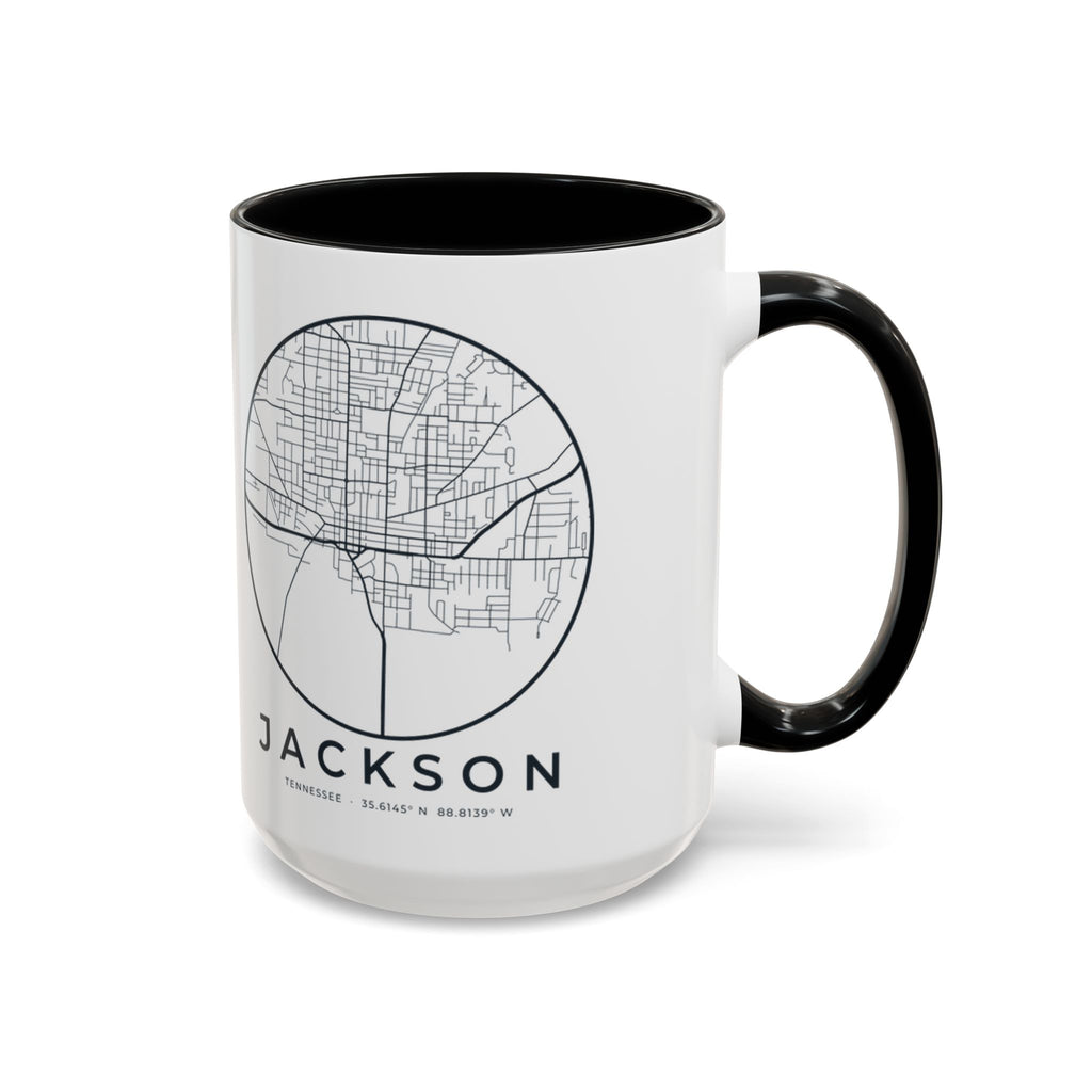 Jackson Street Map Accent Mug