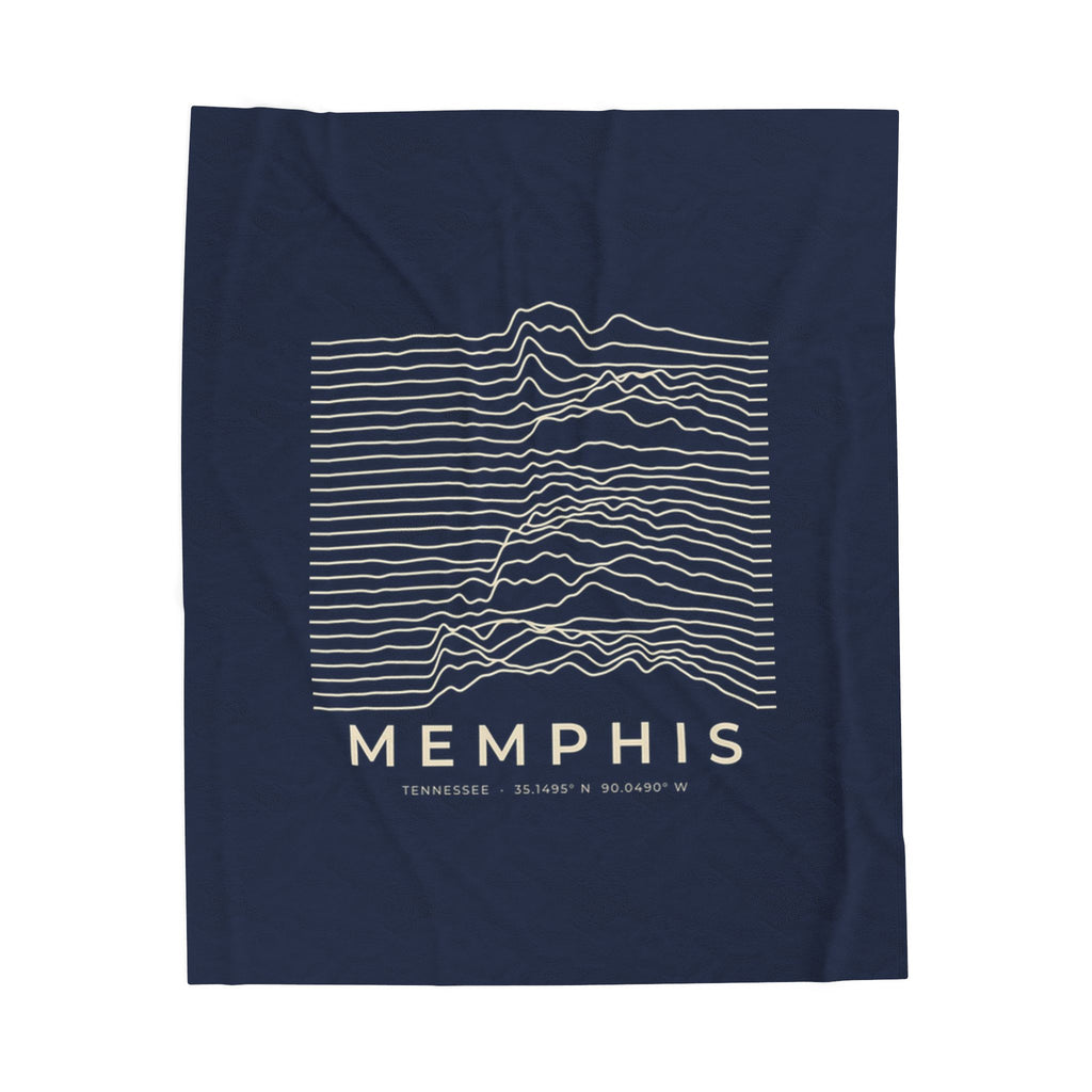 Memphis Ridgeline Blanket (Navy)
