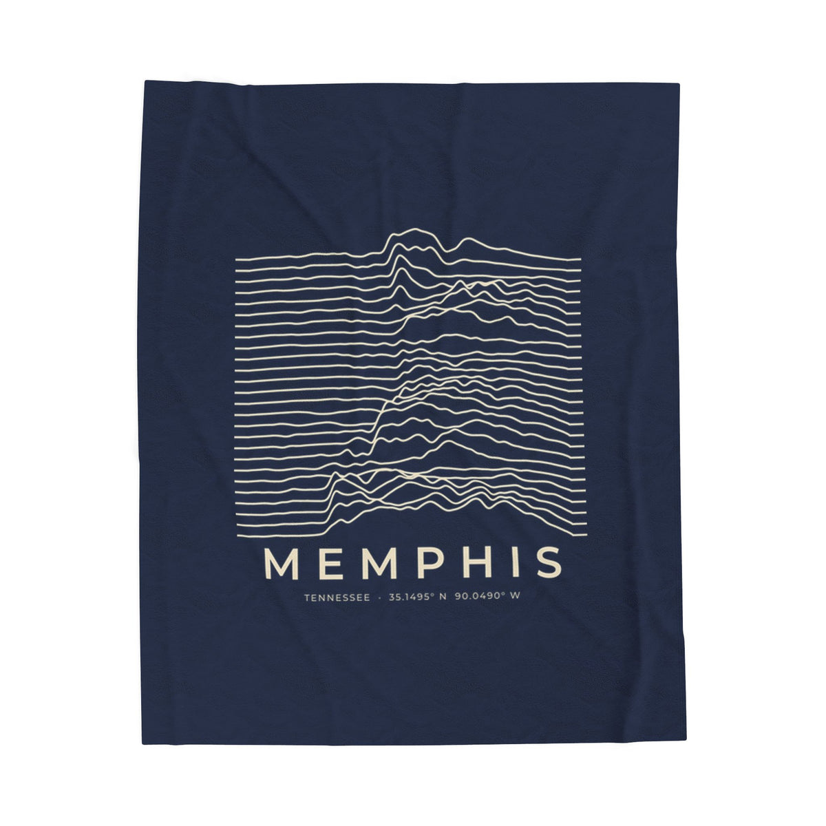 Memphis Ridgeline Blanket (Navy)