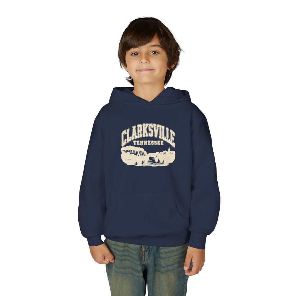 Clarksville Vintage Varsity Kids Hoodie