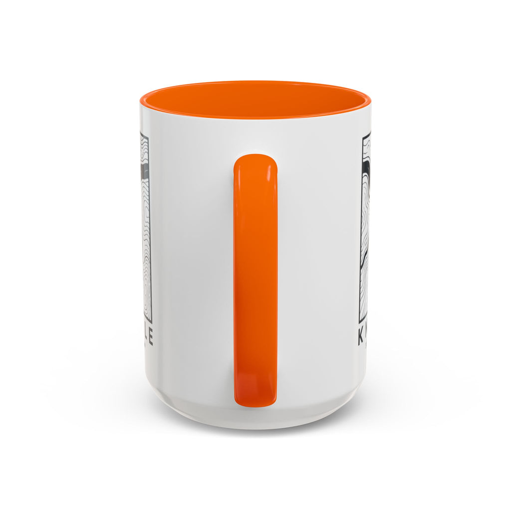 Knoxville Topo Map Accent Mug
