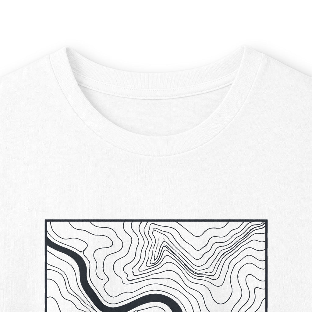 Chattanooga Topo Map Long Sleeve T-Shirt