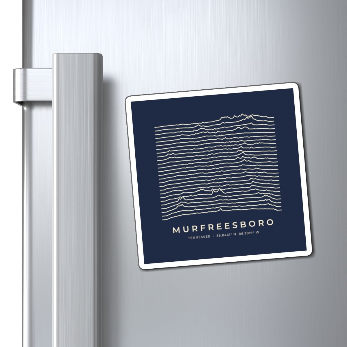 Murfreesboro Ridgeline Magnet (Navy)