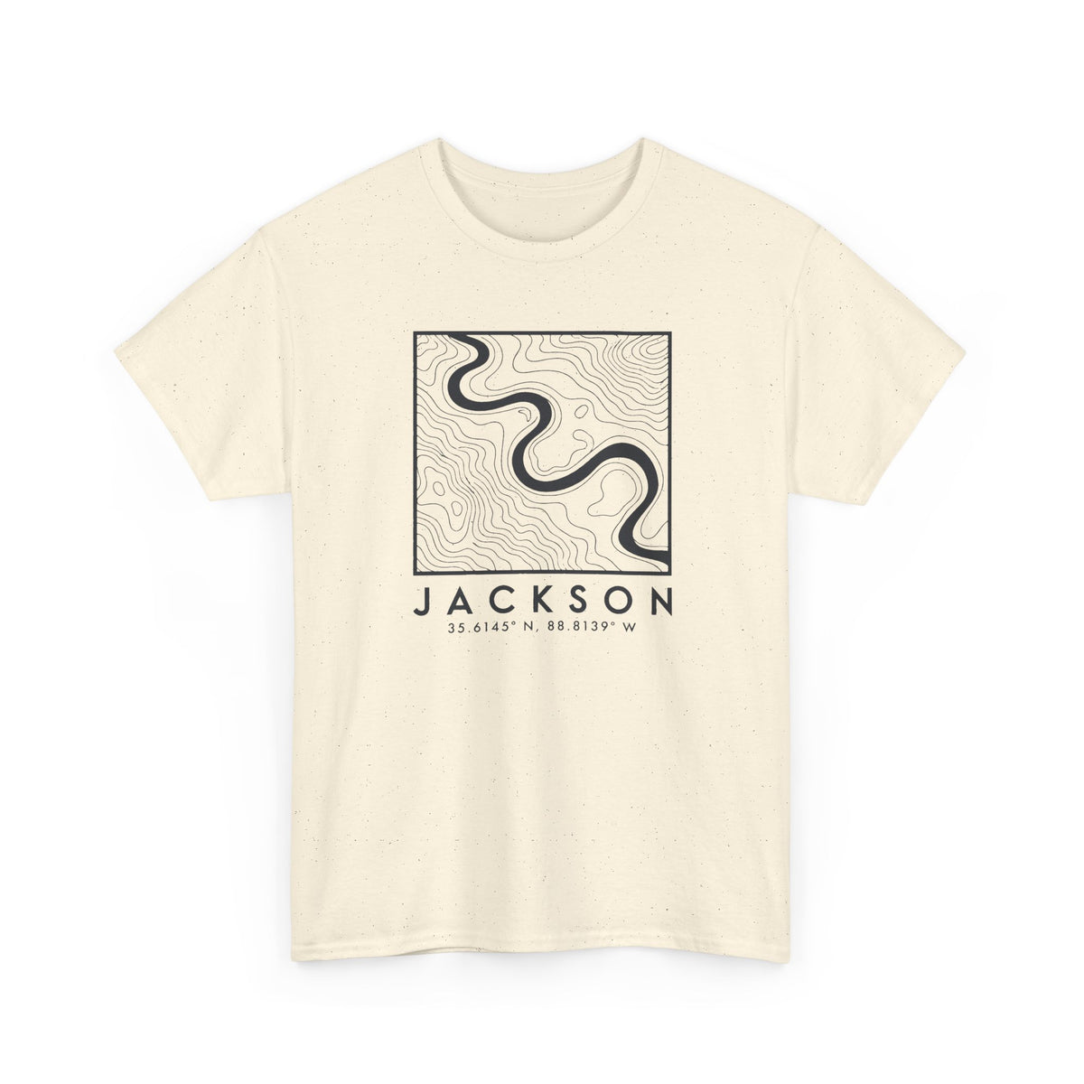 Jackson Topo Map T-Shirt