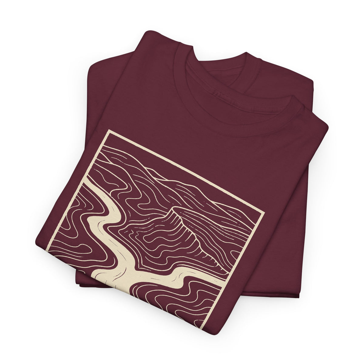 Clarksville Topo Map T-Shirt