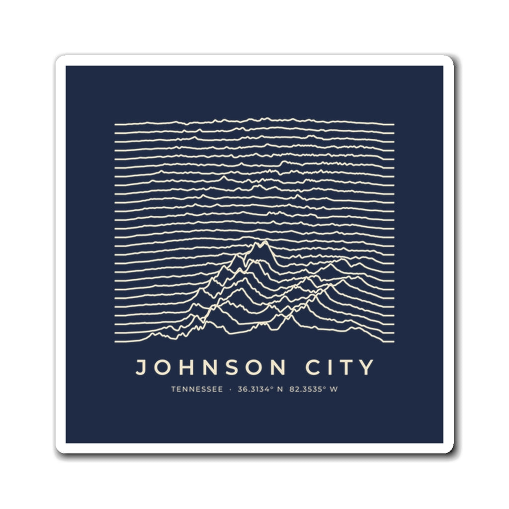 Johnson City Ridgeline Magnet (Navy)
