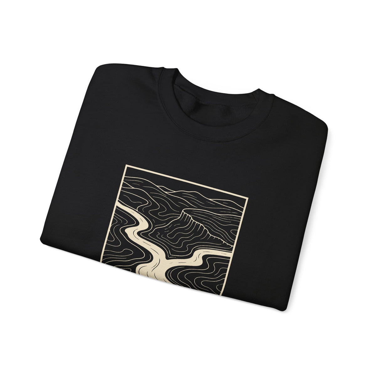 Clarksville Topo Map Crewneck Sweatshirt