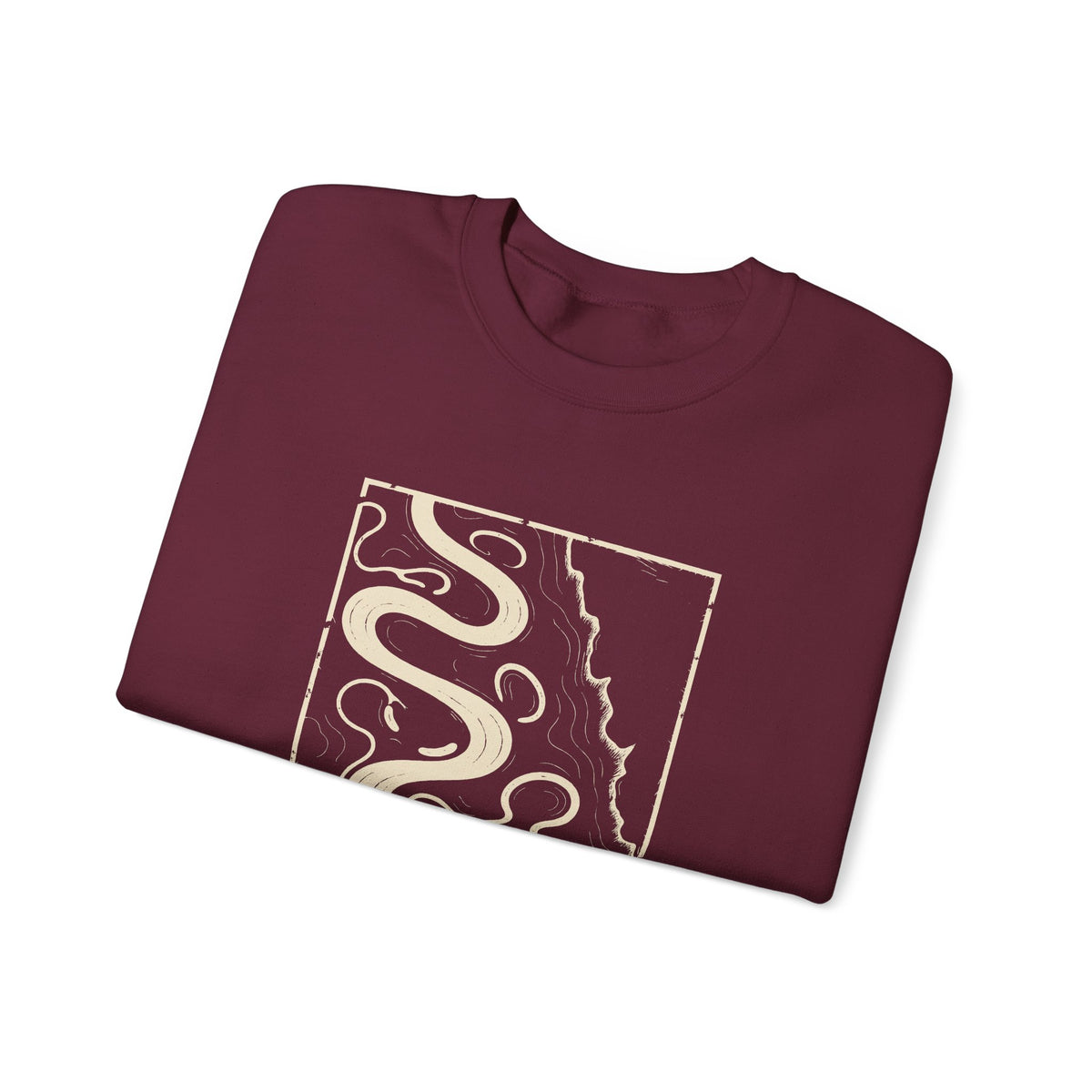 Memphis Topo Map Crewneck Sweatshirt