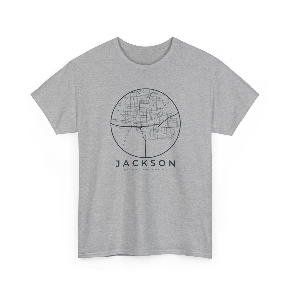 Jackson Street Map T-Shirt
