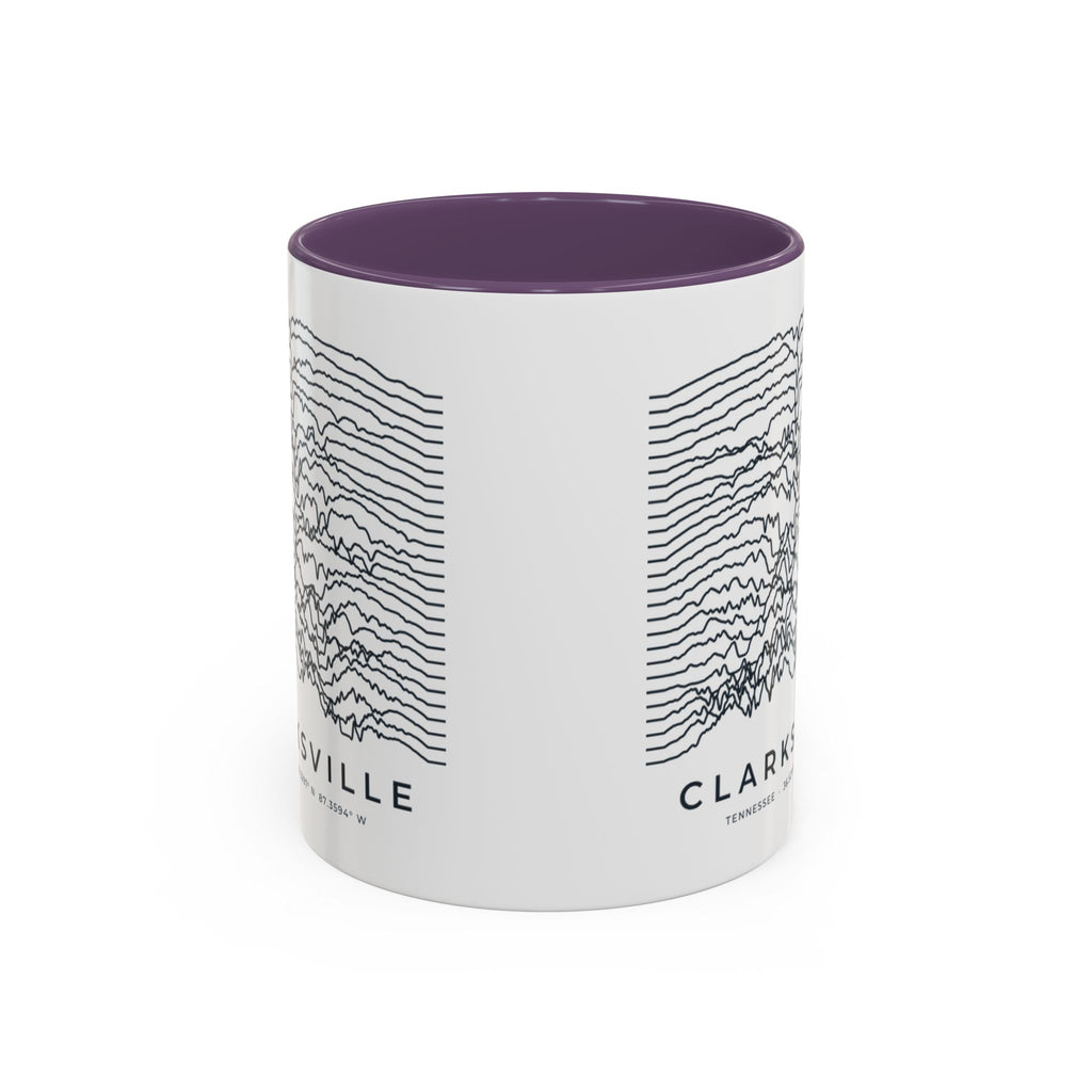 Clarksville Ridgeline Accent Mug