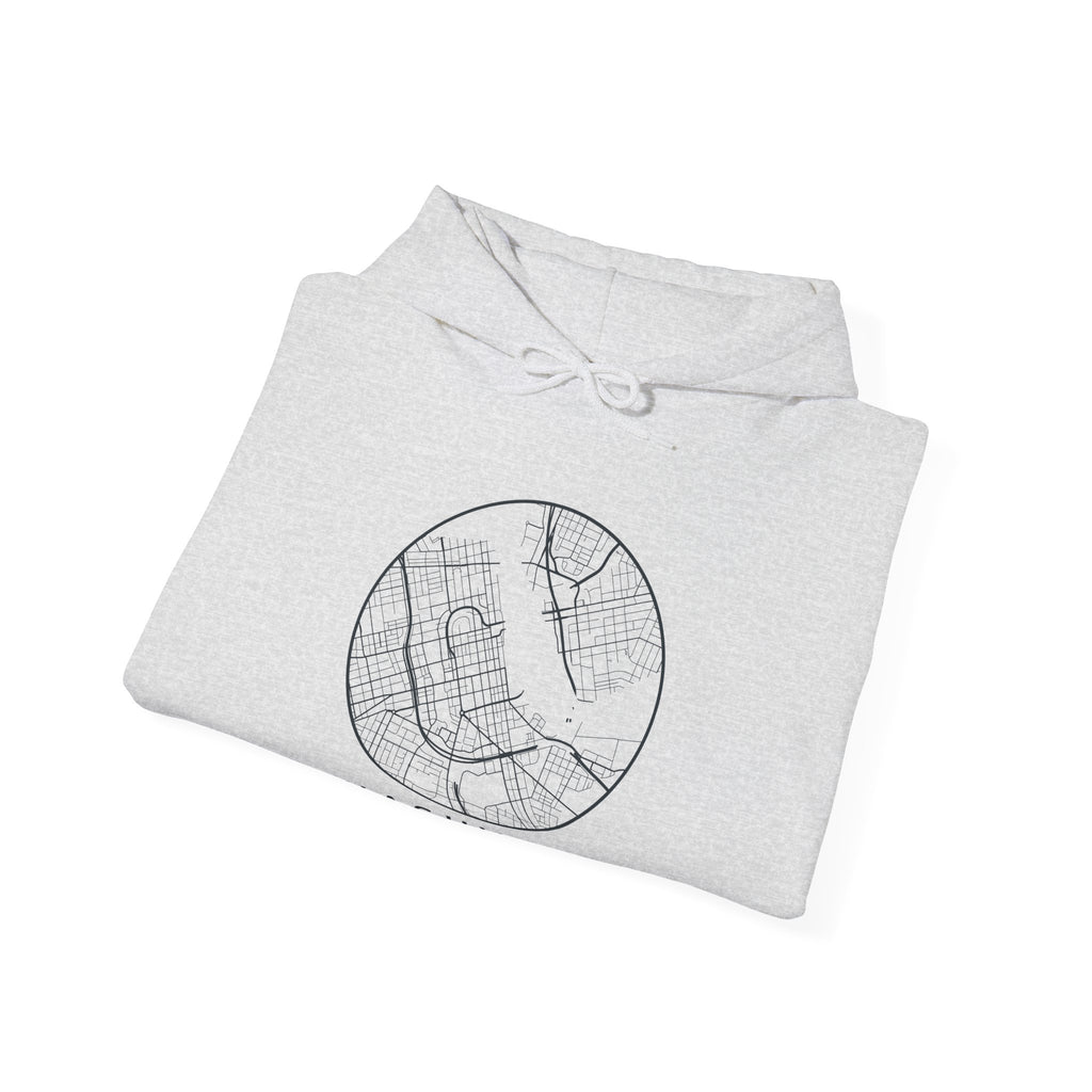 Nashville Street Map Hoodie