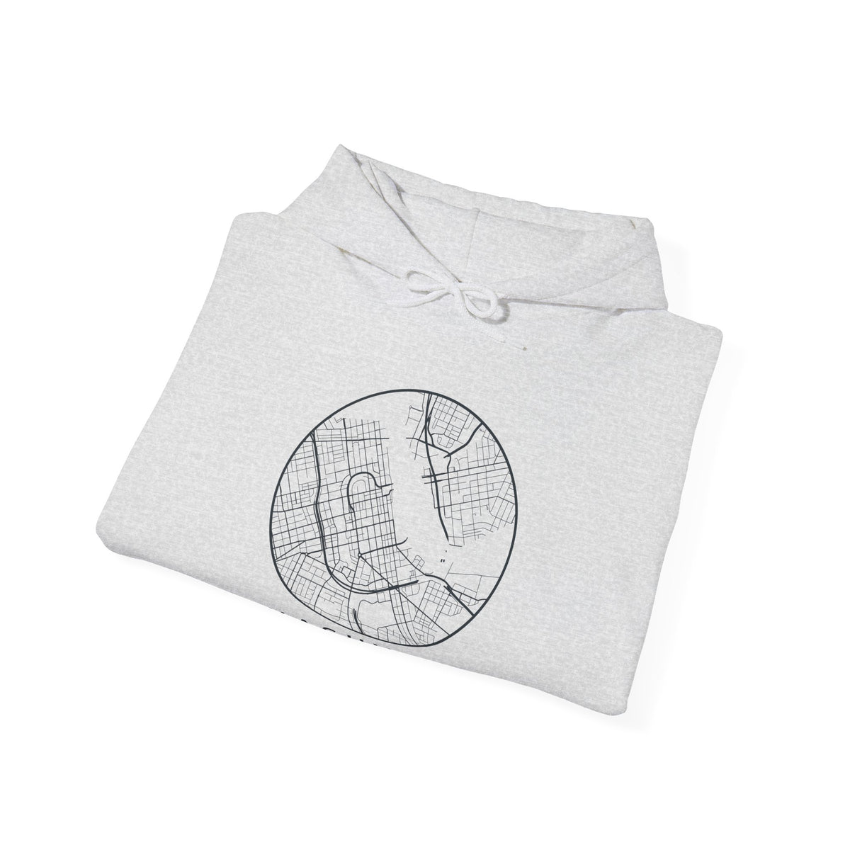 Nashville Street Map Hoodie