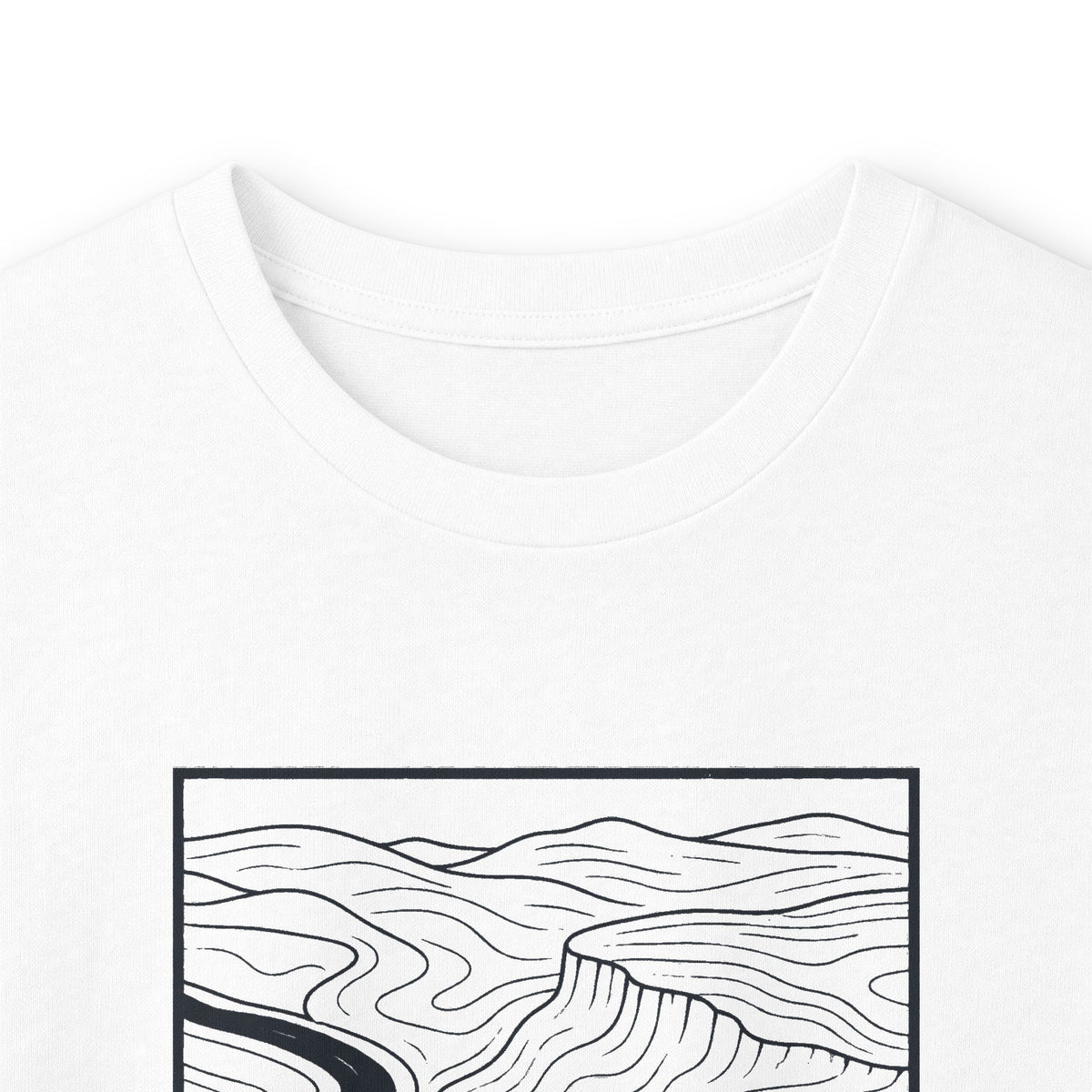 Clarksville Topo Map Long Sleeve T-Shirt