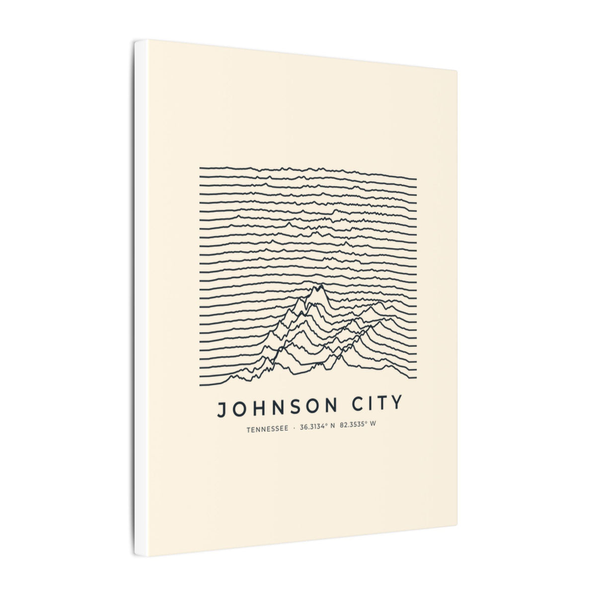 Johnson City Ridgeline Canvas Print