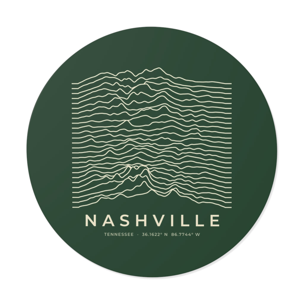 Nashville Ridgeline Sticker (Forest Green)