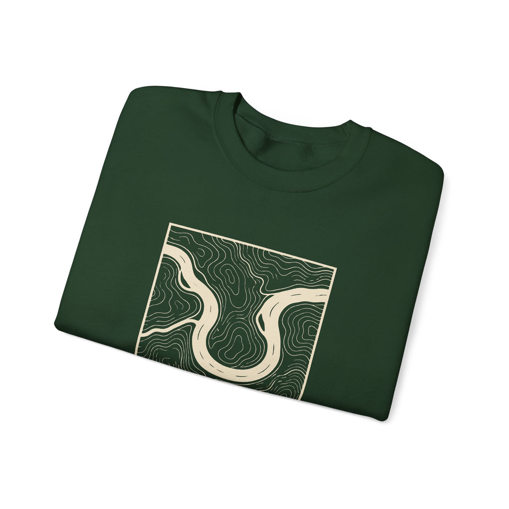 Knoxville Topo Map Crewneck Sweatshirt
