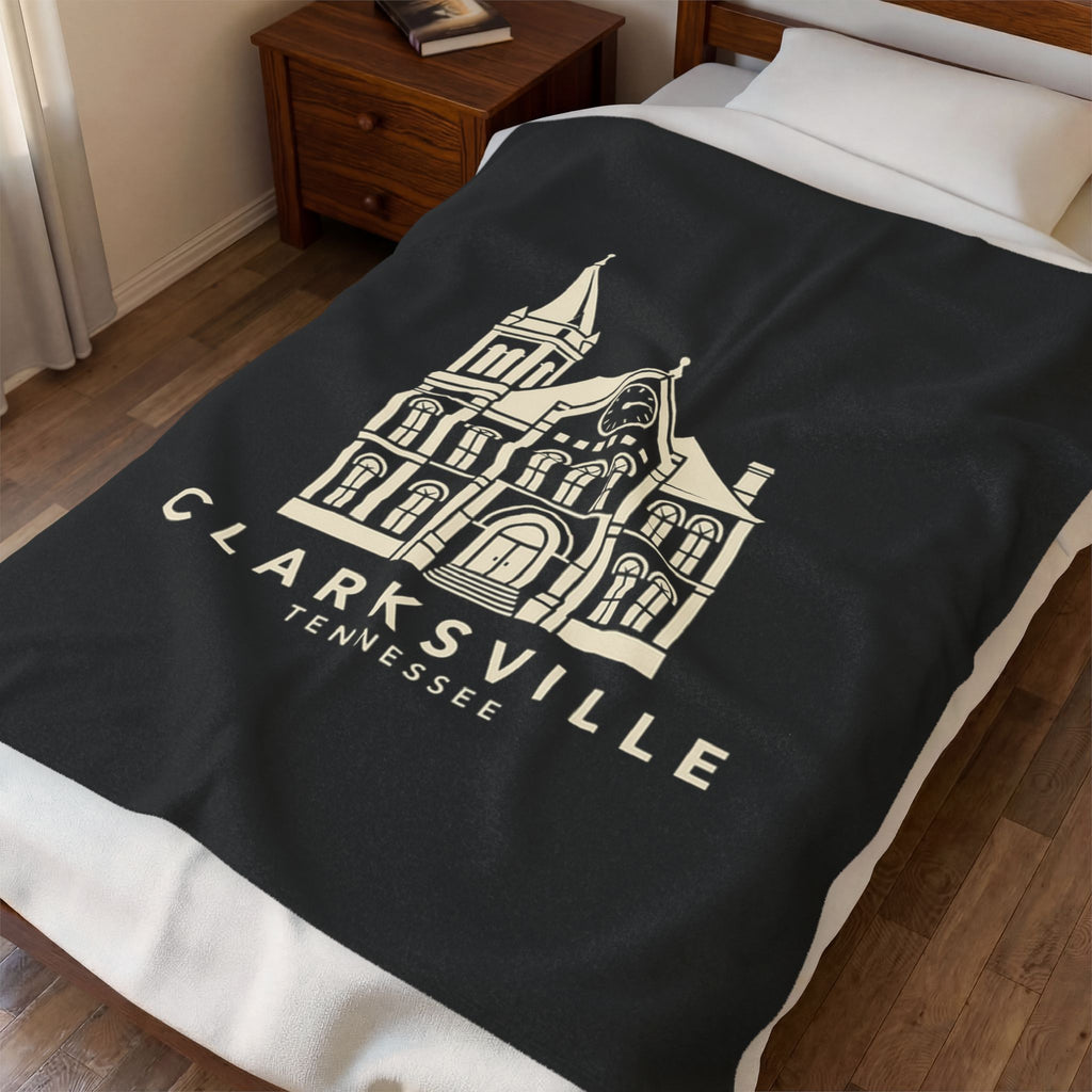 Clarksville Customs House Blanket (Black)
