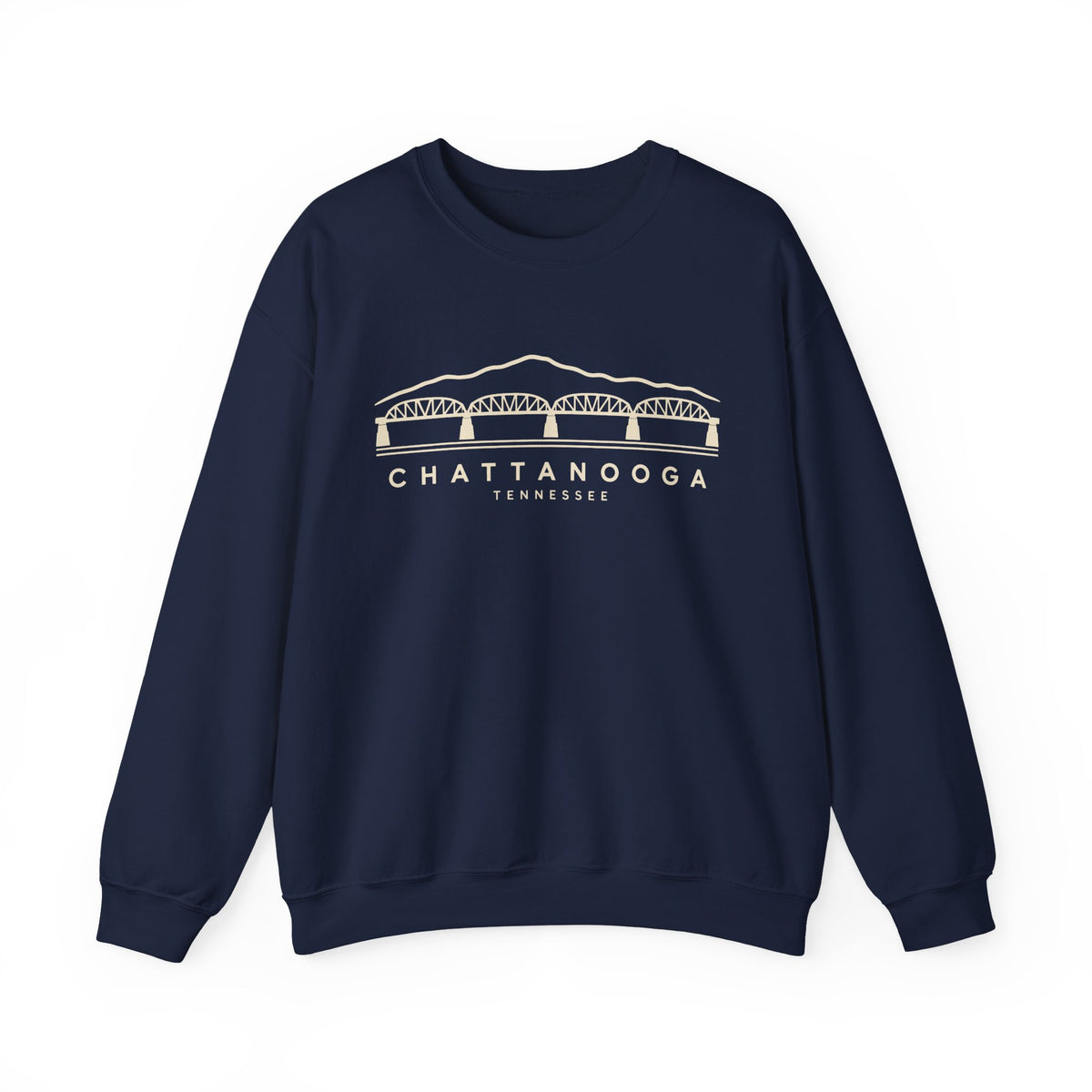 Chattanooga Walnut Street Bridge Crewneck Sweatshirt