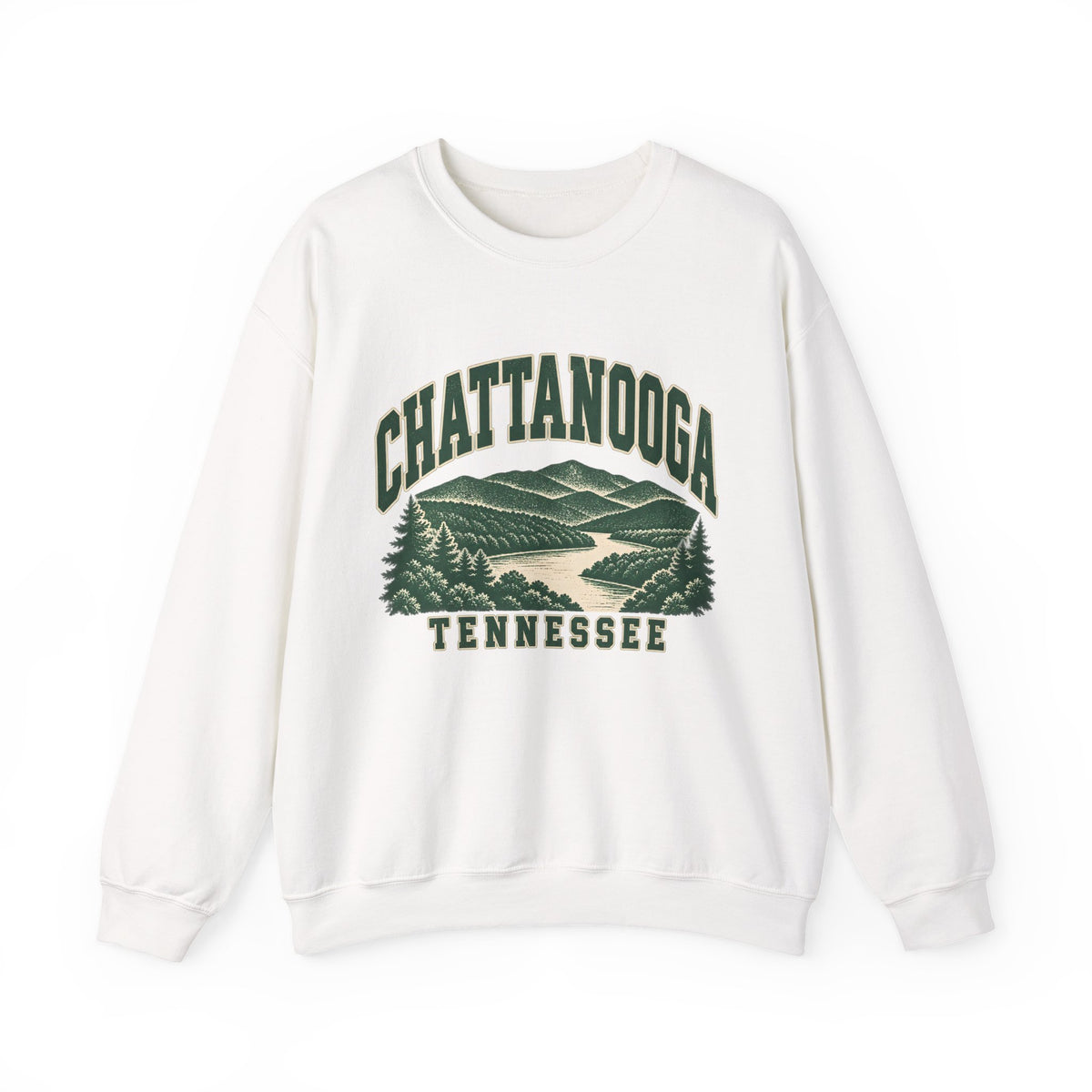 Chattanooga Vintage Varsity Crewneck Sweatshirt