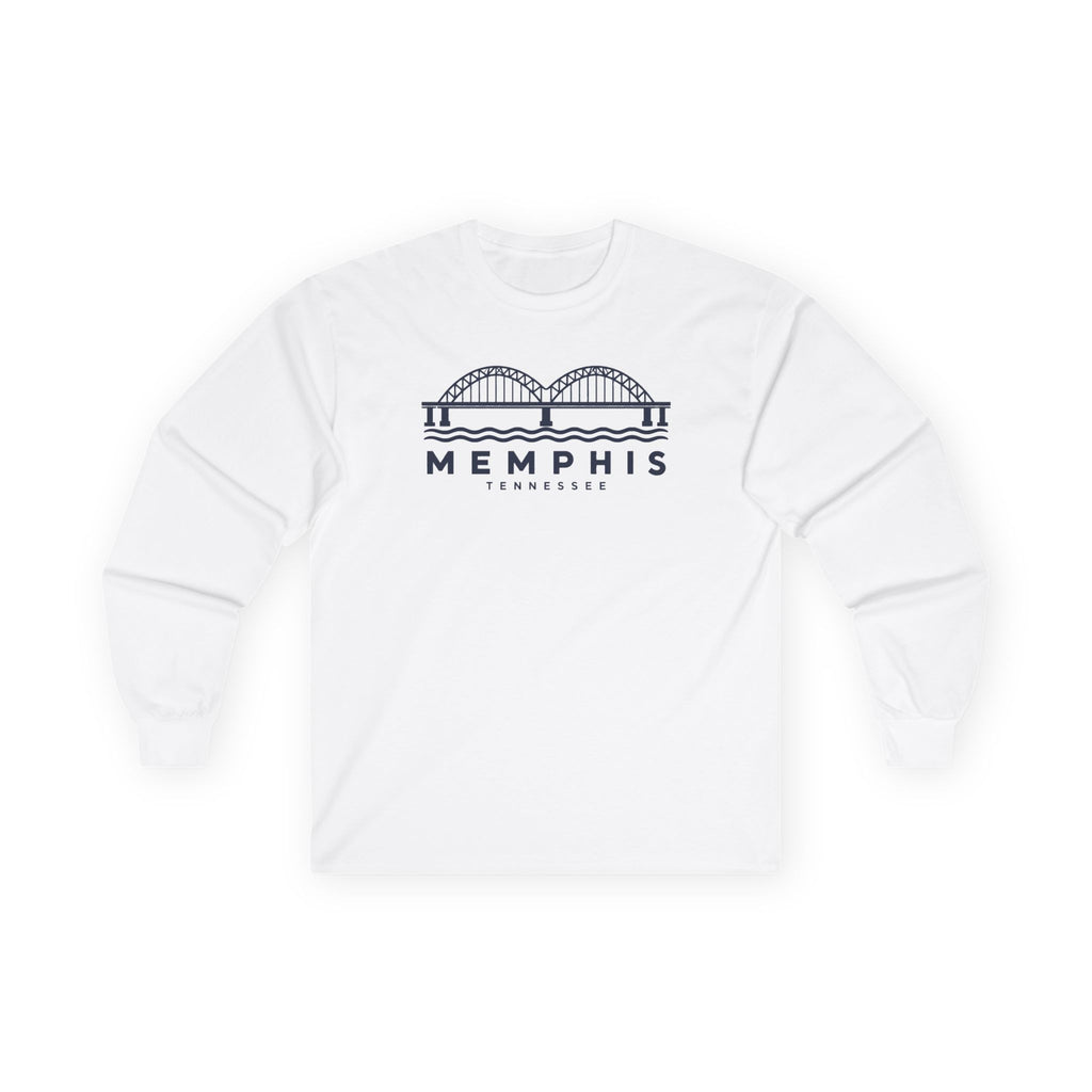 Memphis Hernando de Soto Bridge Long Sleeve T-Shirt