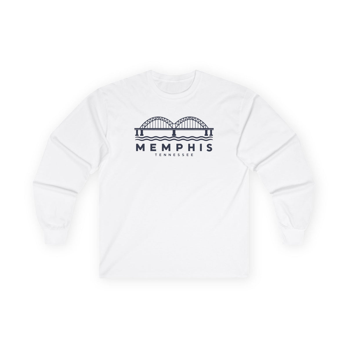 Memphis Hernando de Soto Bridge Long Sleeve T-Shirt