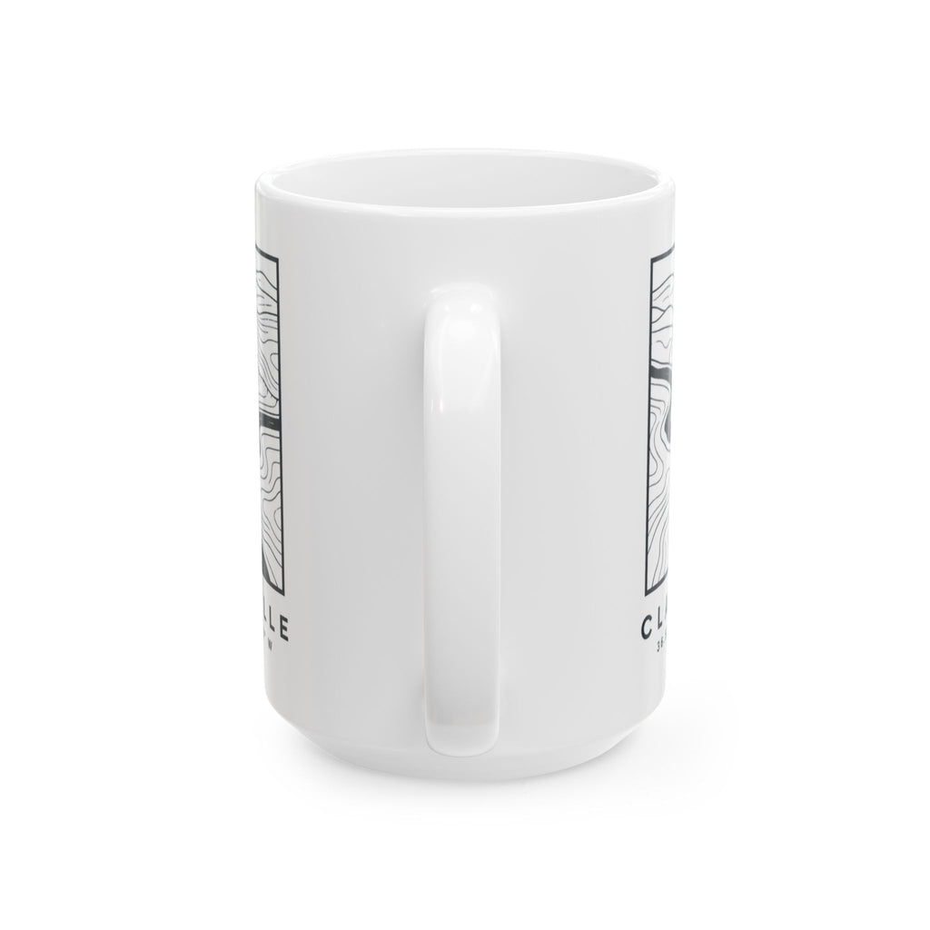 Clarksville Topo Map Mug