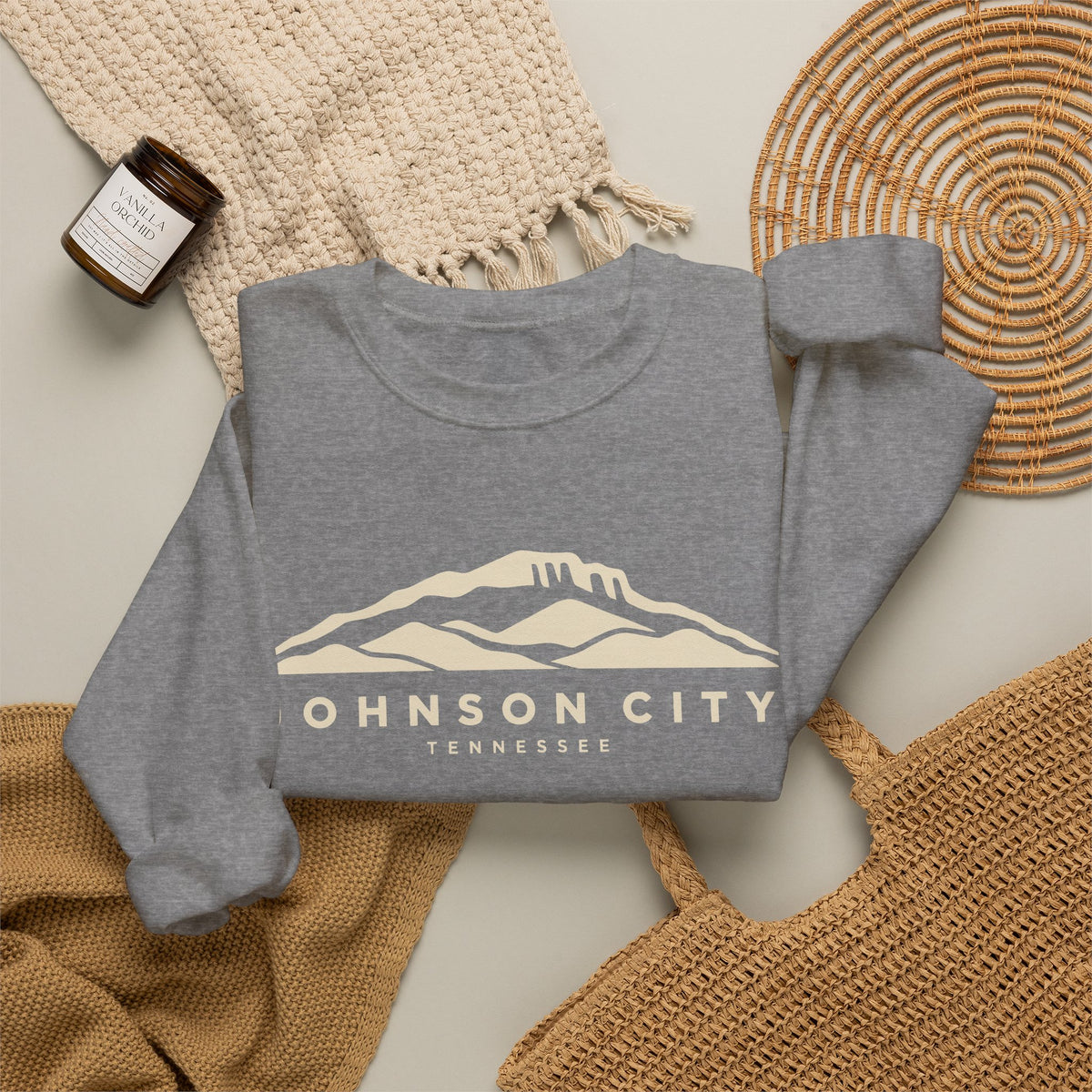 Johnson City Buffalo Mountain Crewneck Sweatshirt