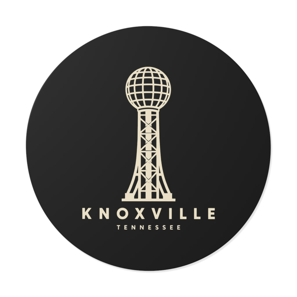 Knoxville Sunsphere Sticker (Black)