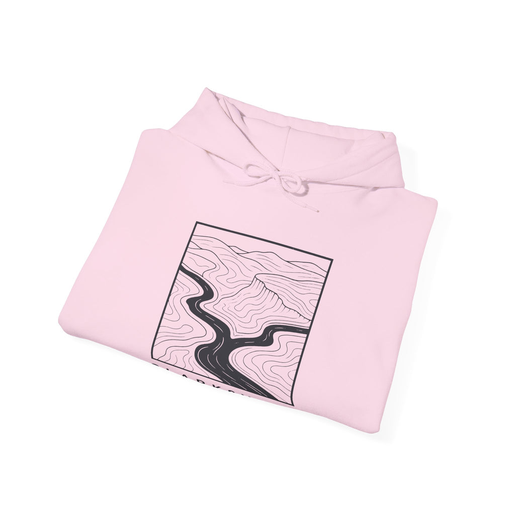 Clarksville Topo Map Hoodie