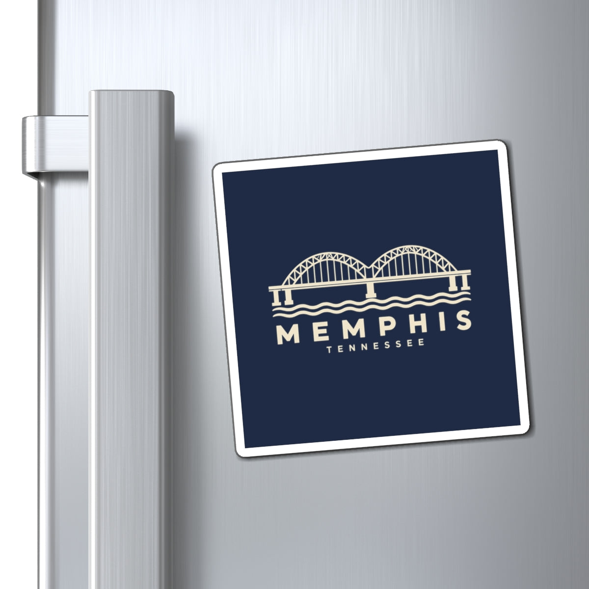 Memphis Hernando de Soto Bridge Magnet (Navy)