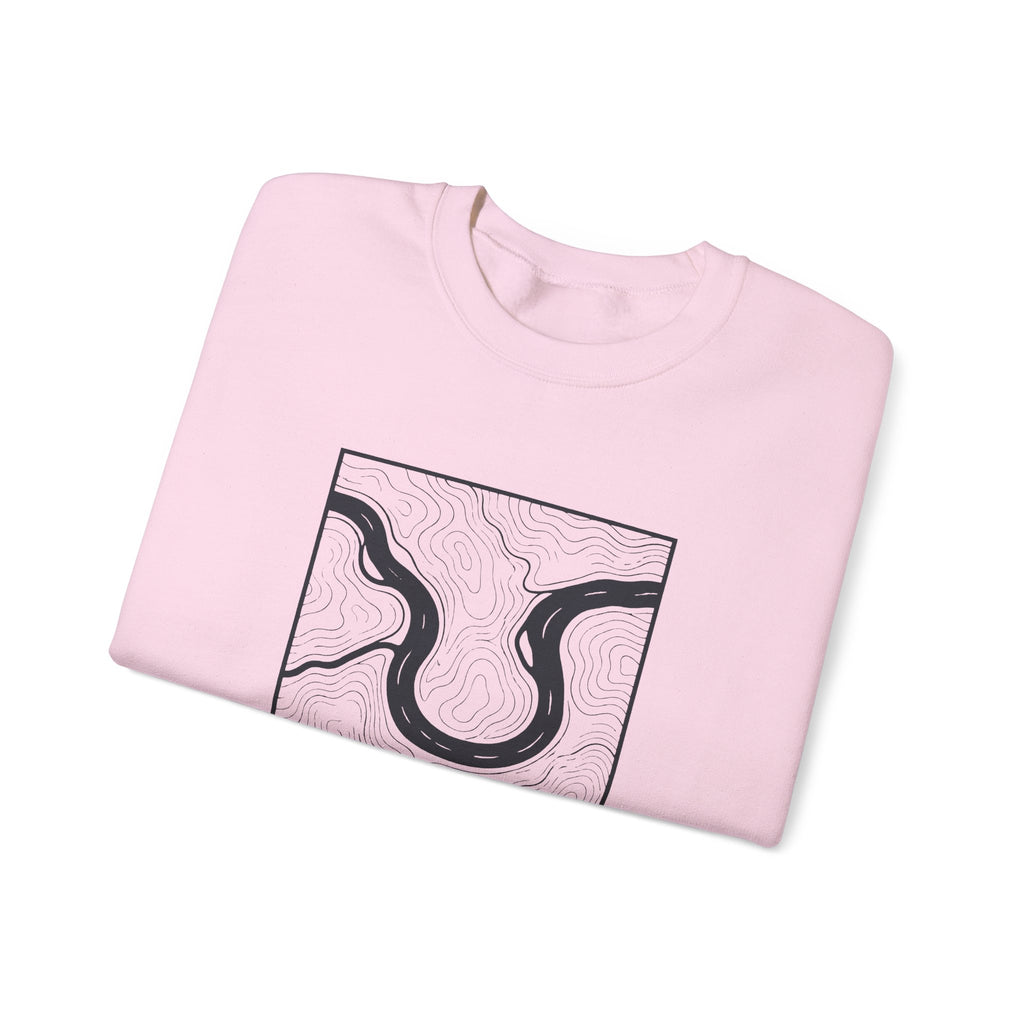 Knoxville Topo Map Crewneck Sweatshirt
