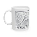 Johnson City Topo Map Mug