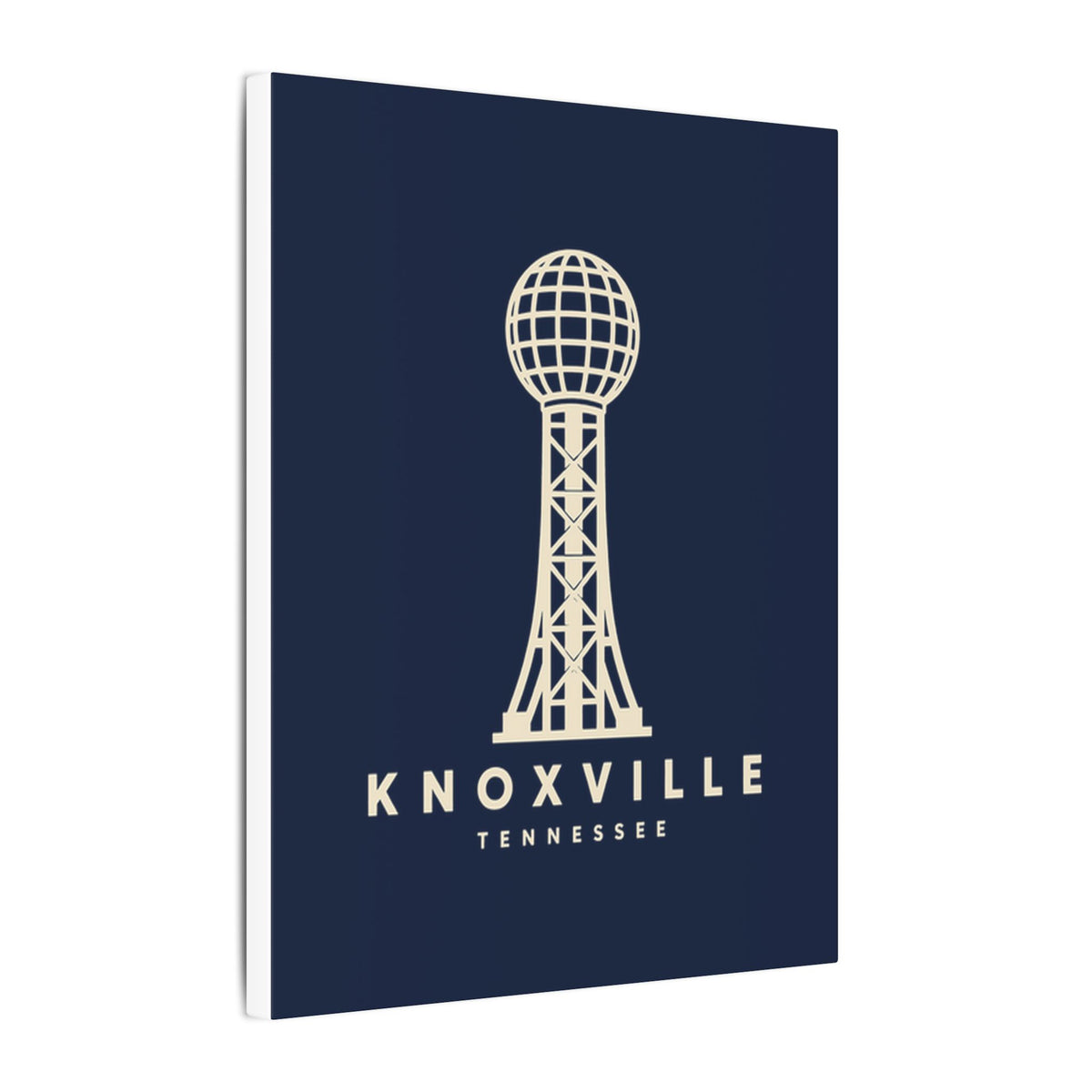 Knoxville Sunsphere Canvas Print (Navy)