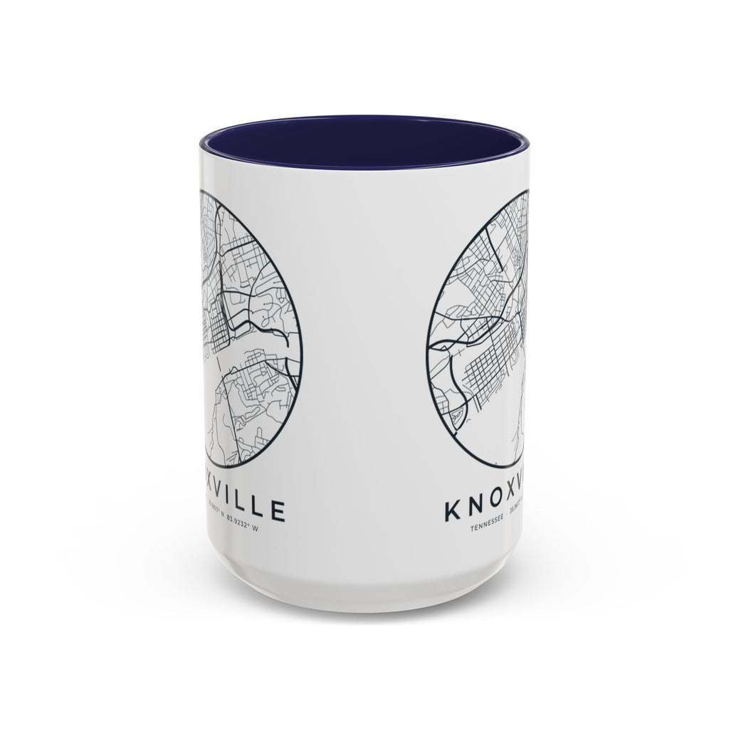 Knoxville Street Map Accent Mug