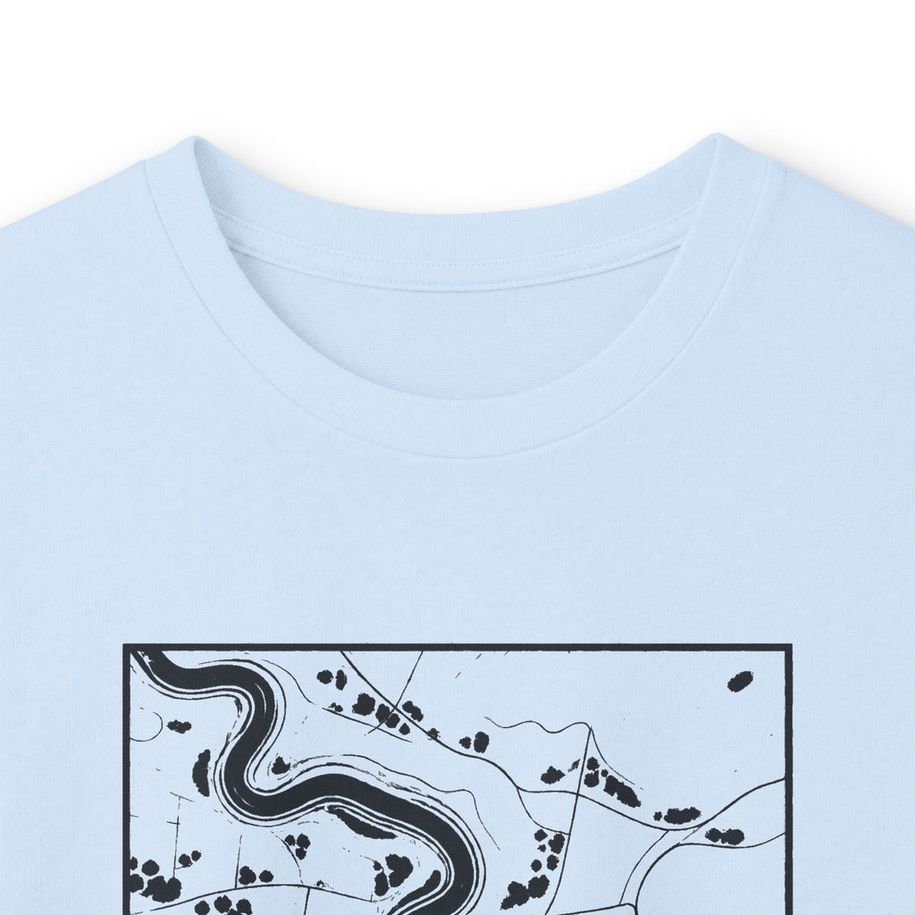Murfreesboro Topo Map Long Sleeve T-Shirt