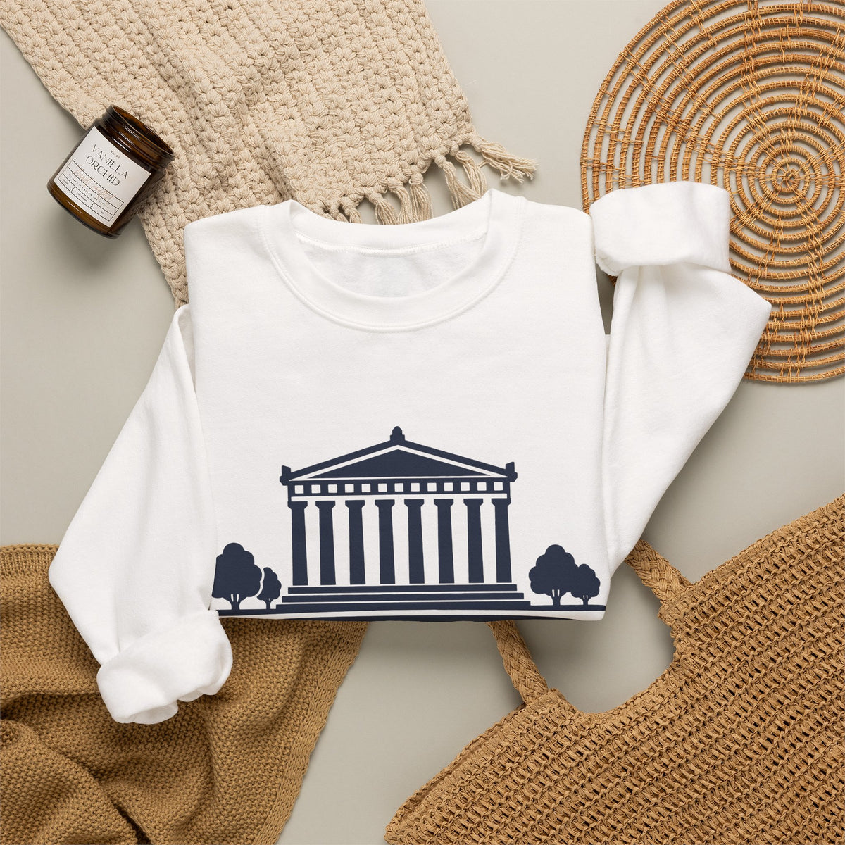 Nashville Parthenon Crewneck Sweatshirt