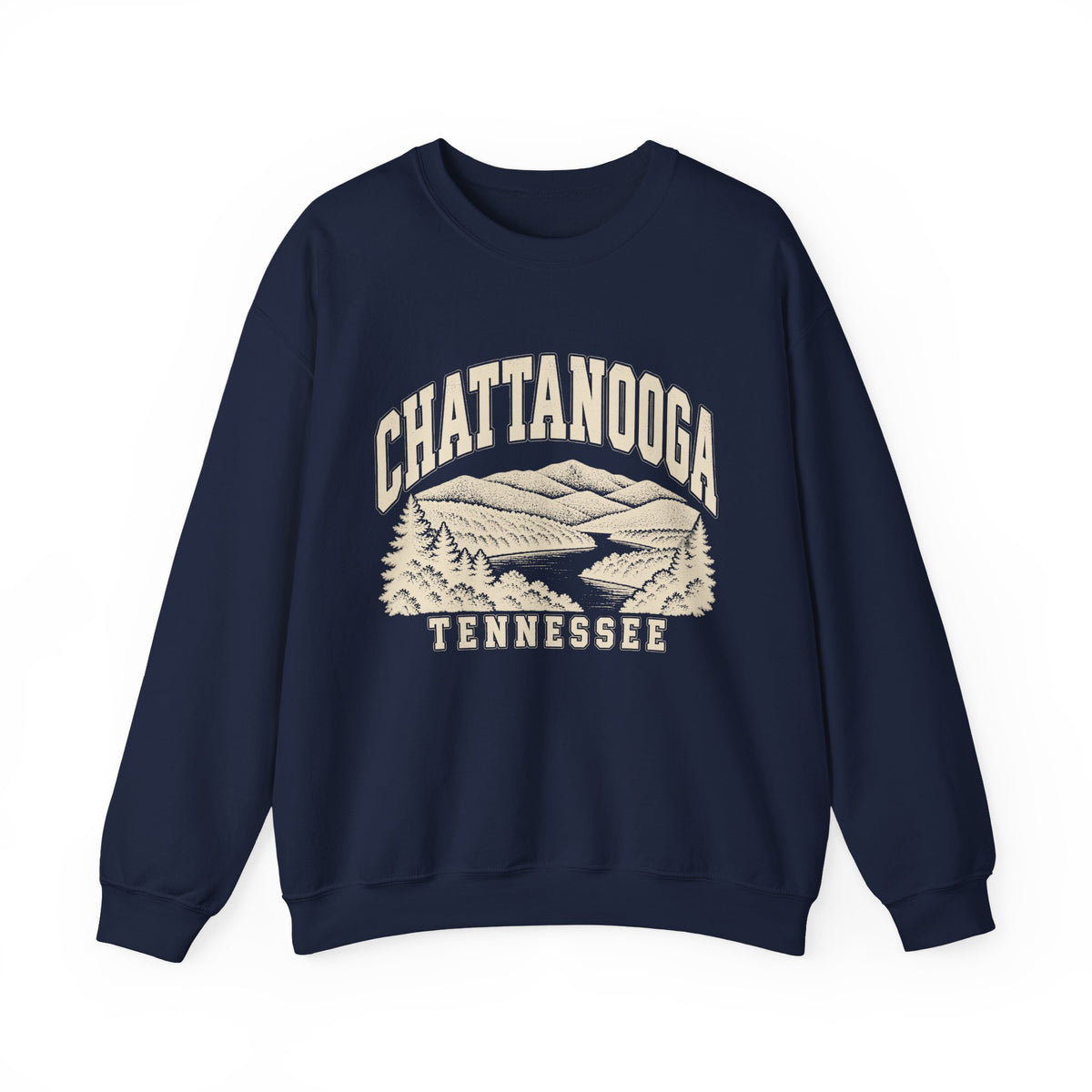 Chattanooga Vintage Varsity Crewneck Sweatshirt