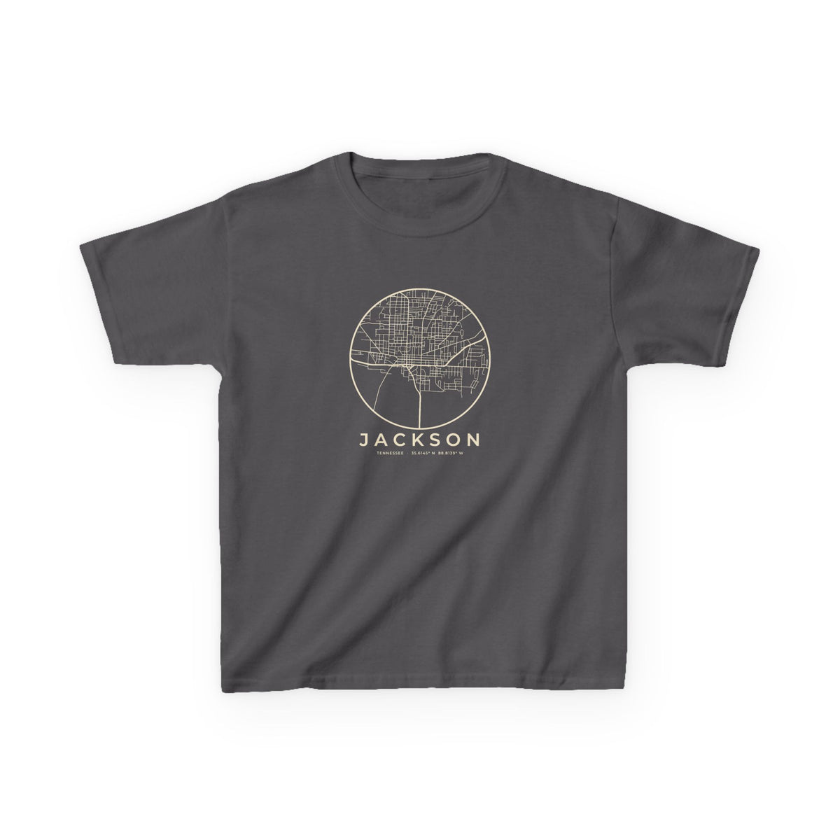 Jackson Street Map Kids T-Shirt
