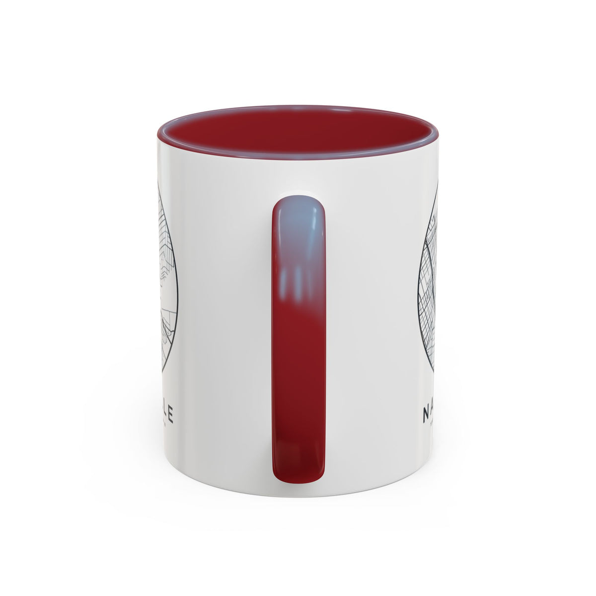 Nashville Street Map Accent Mug