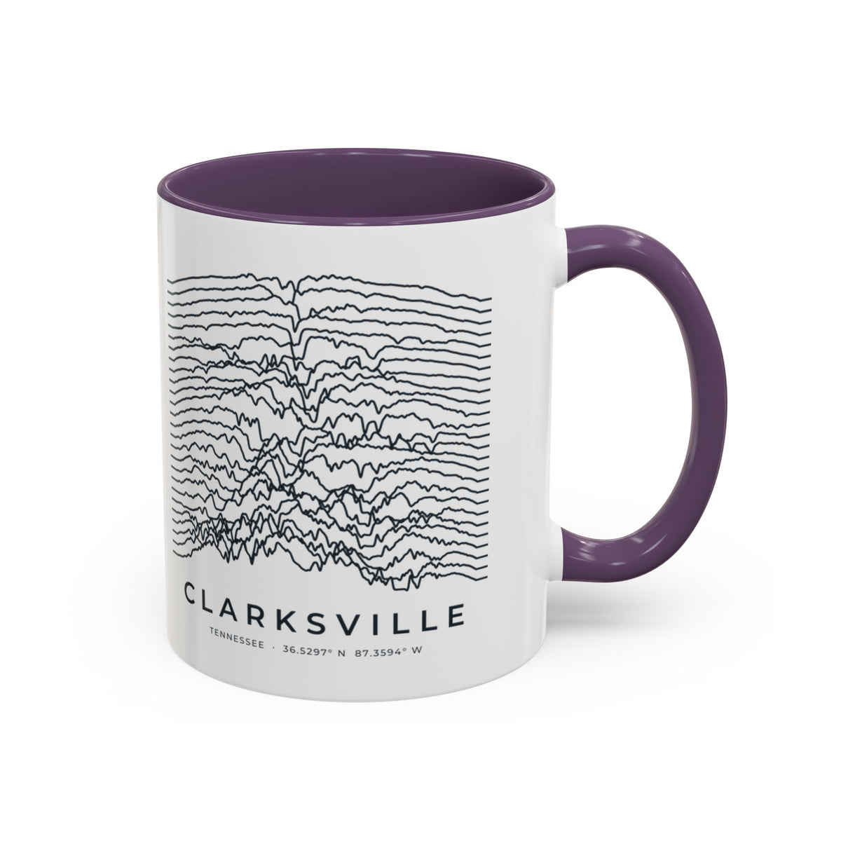 Clarksville Ridgeline Accent Mug