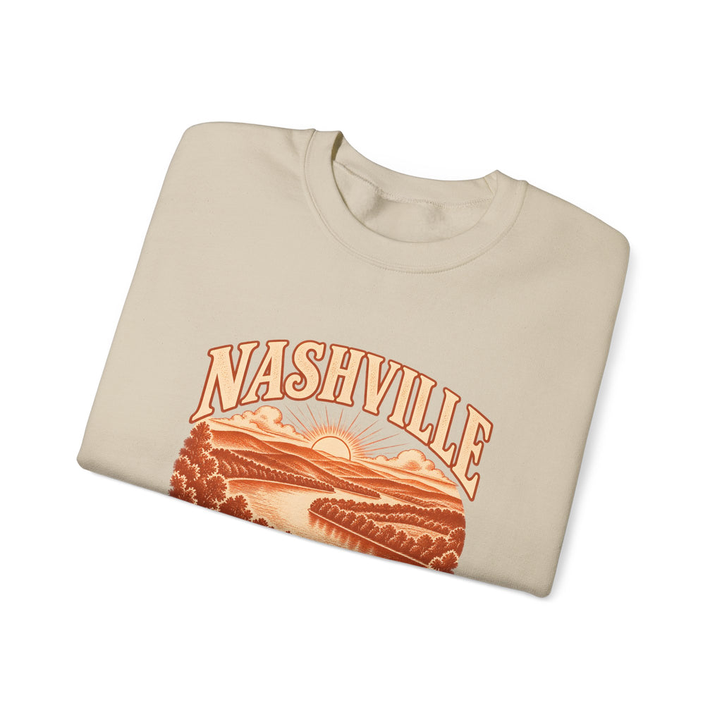 Nashville Engraved Valley Crewneck Sweatshirt