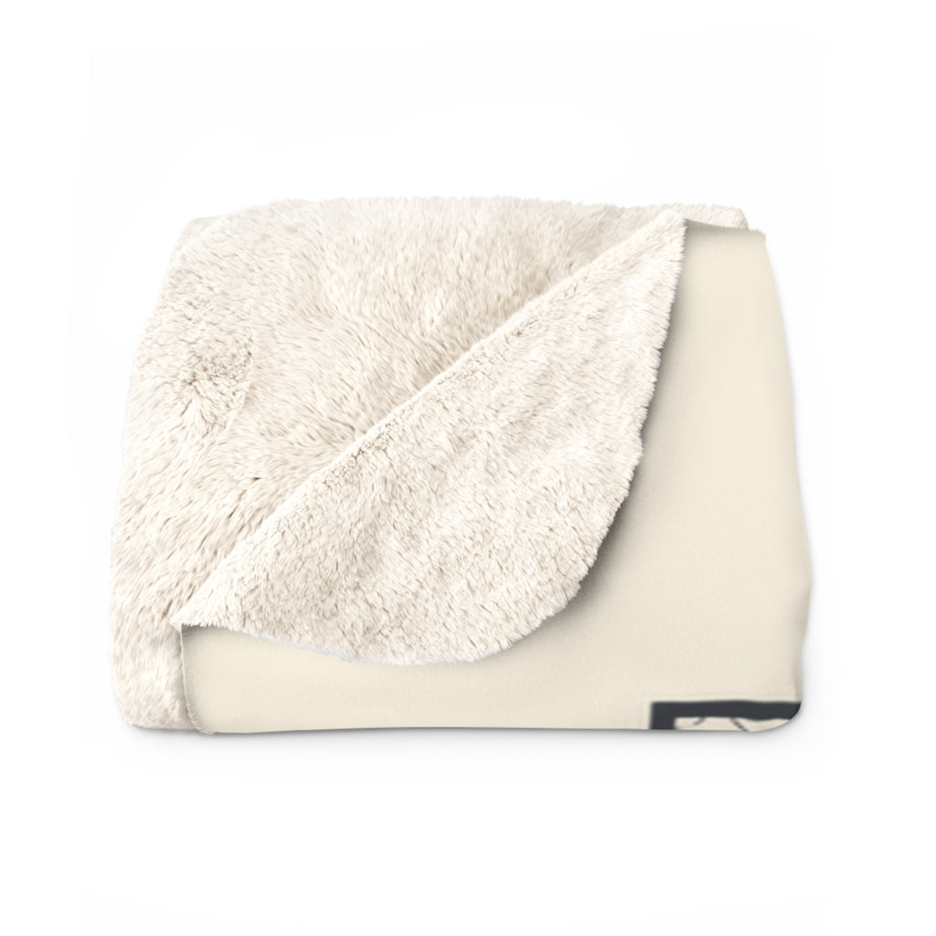 Jackson Topo Map Sherpa Blanket