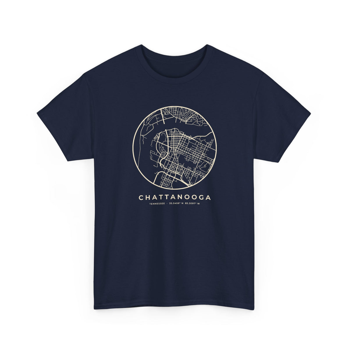 Chattanooga Street Map T-Shirt